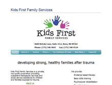 Tablet Screenshot of kidsfirstreno.org